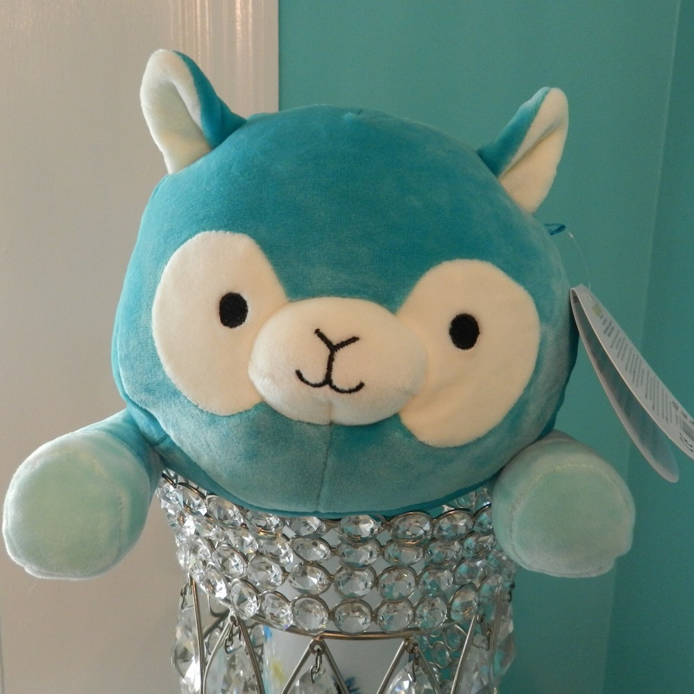 Kellytoy Squishmallows Cuddlers 9" Pierre the Blue Teal Alpaca Plush SQ3D20-9AST